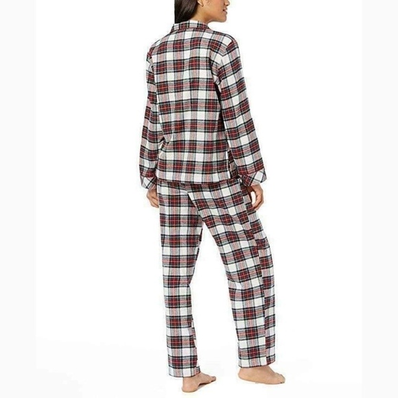 Macy’s Plaid Pajama Top and Pant Set Size XXL - Picture 2 of 4
